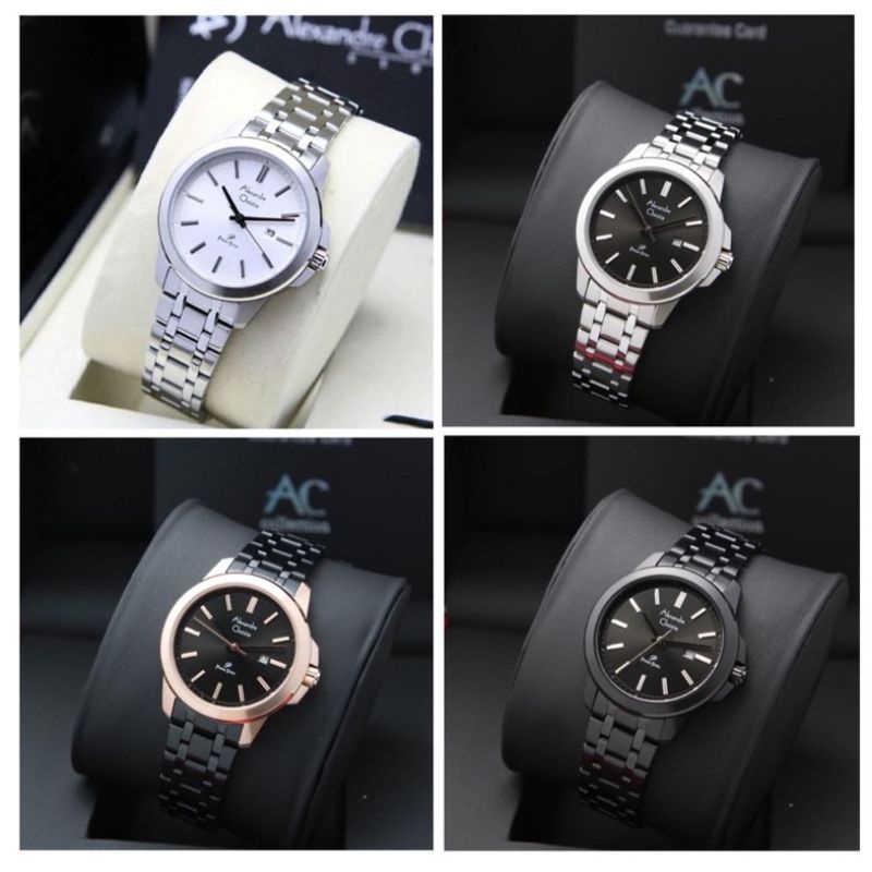 Jam Tangan Pria Alexandre Christie Ac 1017 Md Stainless Steel Original Garansi Resmi
