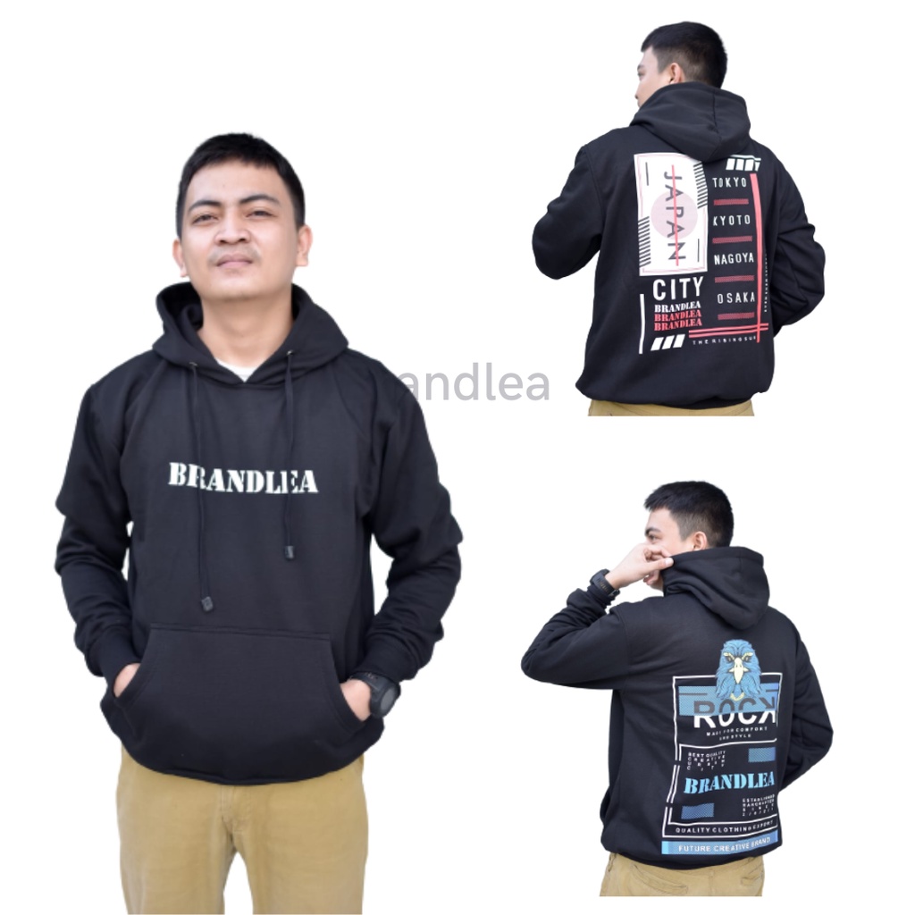 Sweater Hoodie Brandlea Full Over Hight Quality Premium Pria Wanita