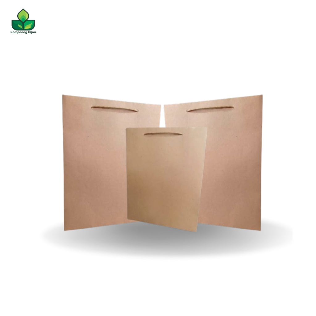 

GROSIR TAS KERTAS POLOS MURAH KRAFT COKLAT 125GSM