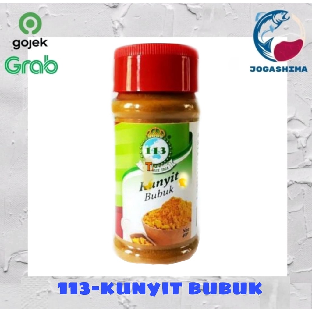 

113 "satu satu Tiga" Kunyit Bubuk / Turmeric Powder Instant 45g