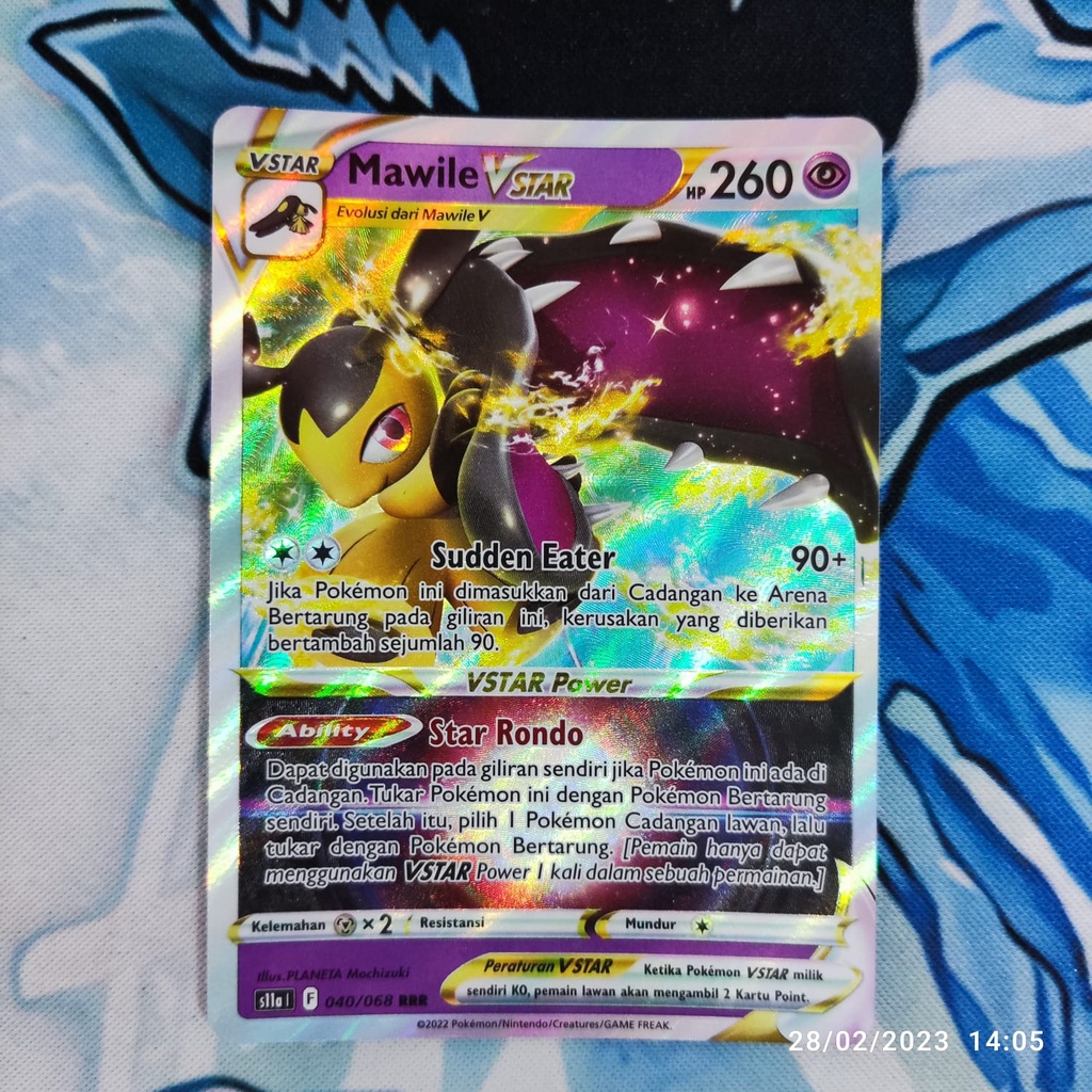 pokemon Indonesia mawile vstar 040/068 RRR original