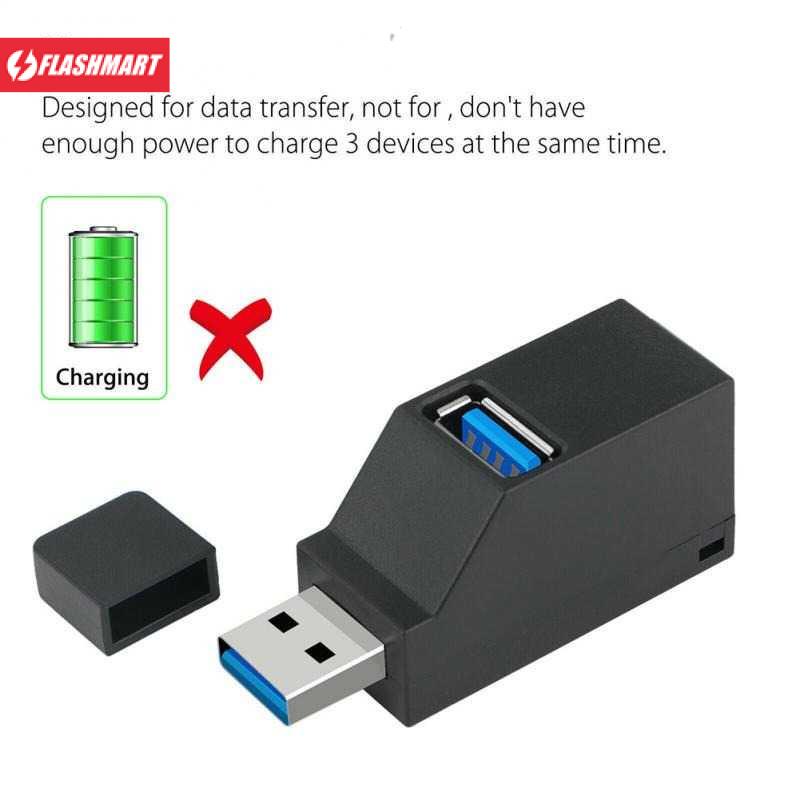 Flashmart Mini USB Hub Super Speed USB 3.0 3 Ports - ZG1063