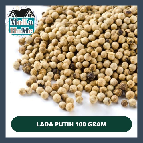 Jual Lada Putih Asli Bumbu Dapur Rempah Kualitas Premium 100 Gram