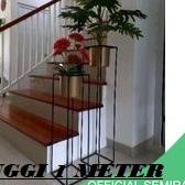 ☆ STANDING POT BESI TINGGI 1 METER / RAK BUNGA BESI / STANDING POT BESI / DIAMETER 18 CM ❄