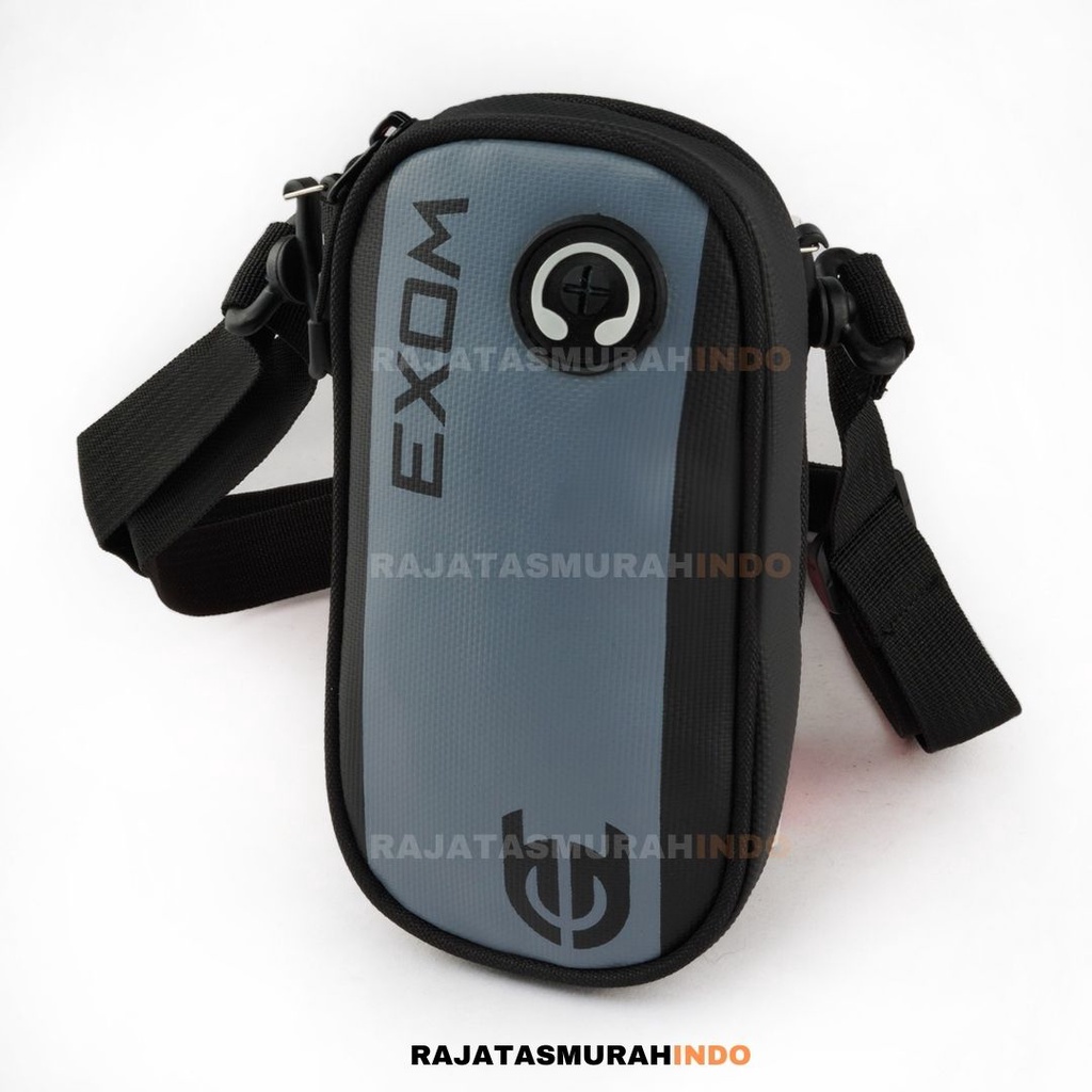 RTM - TROLL SLING PHONE - EXOM MINI HP - MINI POUCH WITH EARPHONE HOLE - TAS SELEMPANG HP WATERPROOF