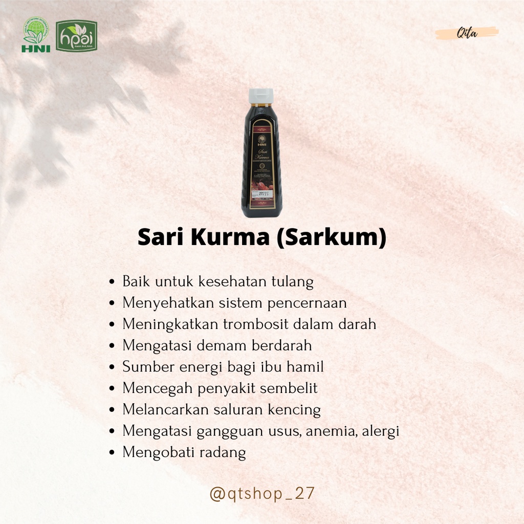 

SARI KURMA (SARKUM) | 100% SARI KURMA