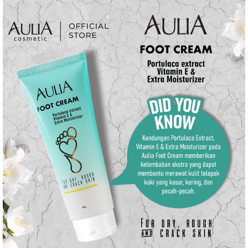 Willsen AULIA Foot Cream Perawatan Kaki dengan Vitamin E Dan Moisturising 60g