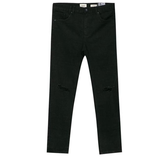 CELANA PANJANG PRIA CELANA PANJANG JEANS PRIA BY FRANZY INSIGHT JEANS HITAM PISTOLJEAN EL09I09A82L