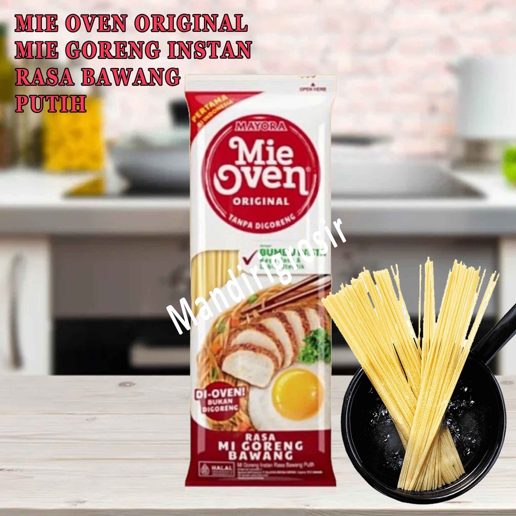 

Mie Goreng Instan* Mie Oven Original* Rasa Bawang Putih* 76gr