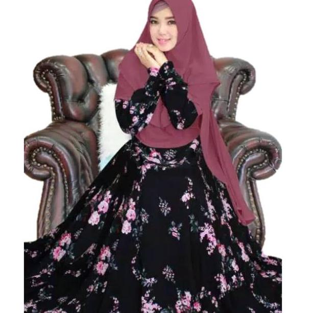 LANGSUNG ATC GAMIS SYARI KLOK 4 METER MAXI LISA SERIES WOIS BEST SELLER