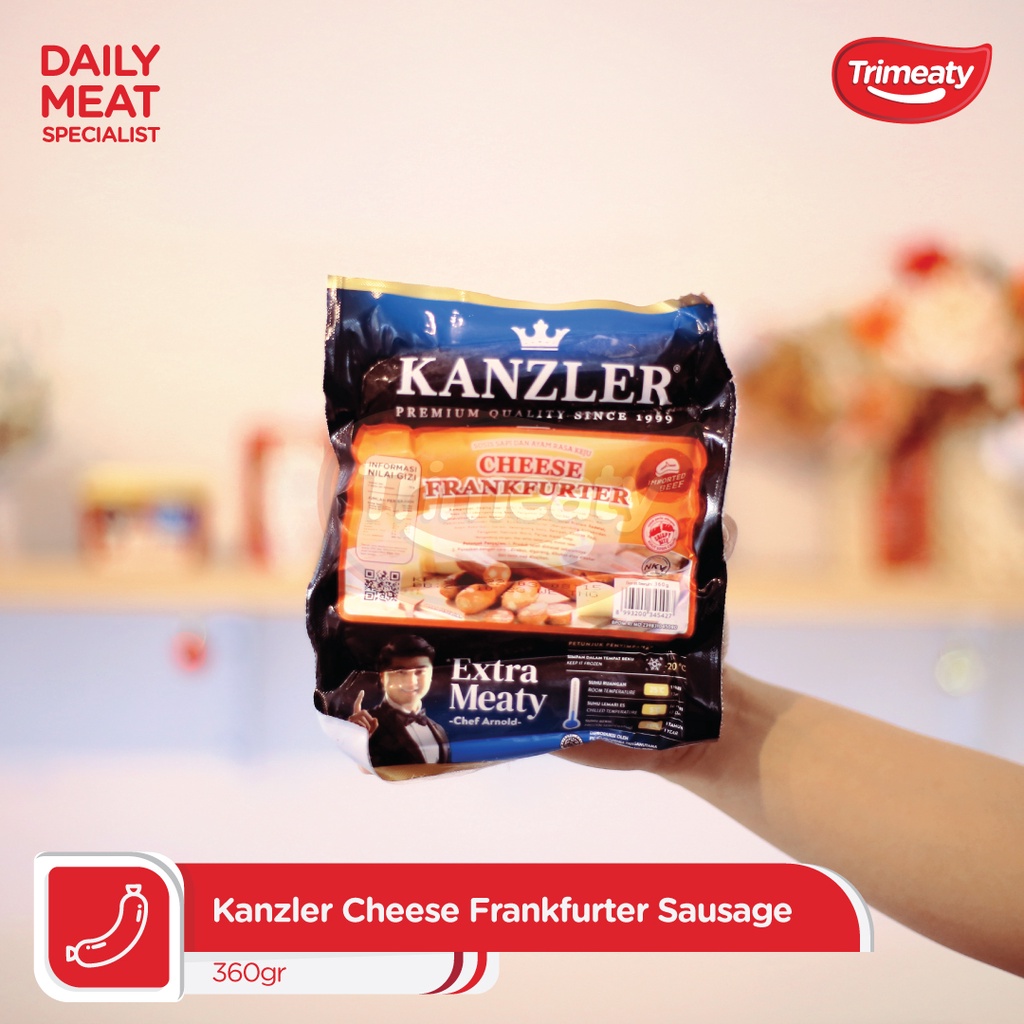 

Sosis Kanzler Cheese Frankfurter / Sosis Keju - 360gr
