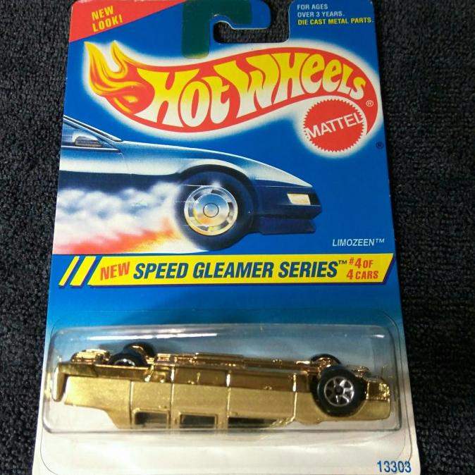 HOT WHEELS LIMOZEEN. NEW SPEED GLEAMER SERIES 1994. WARNA GOLD. ANTIK.