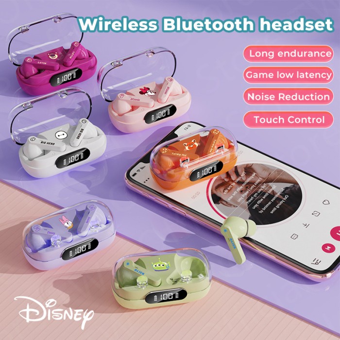 DISNEY TRUE WIRELESS BLUETOOTH EARPHONE MINI EARBUDS TWS APRO168
