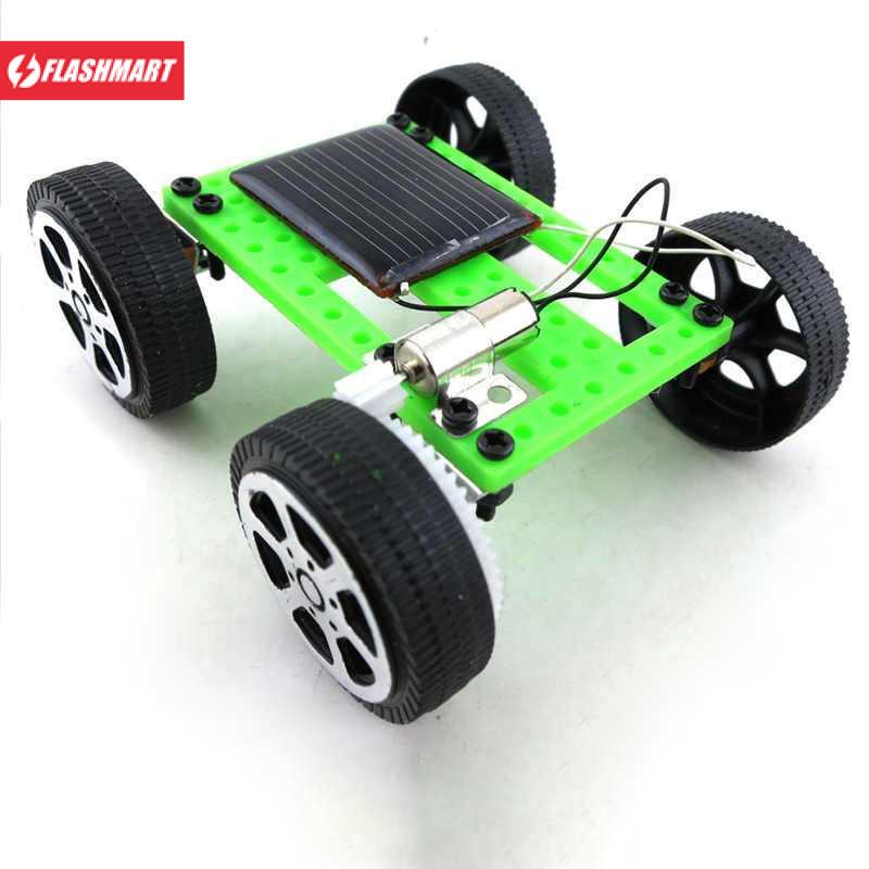 Flashmart Mini Solar Toy DIY Car Children Educational Puzzle IQ Robot - TM-103