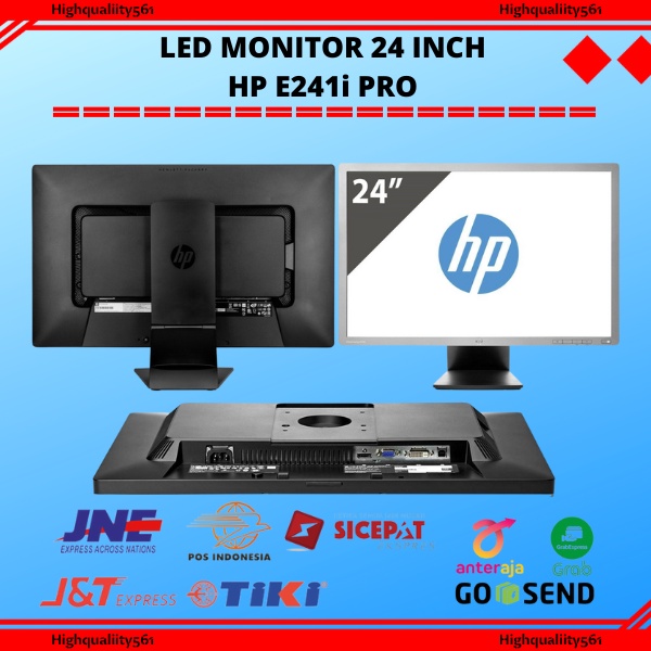 LED Monitor 24 inch HP E241i PRO IPS - (Second Mulus)