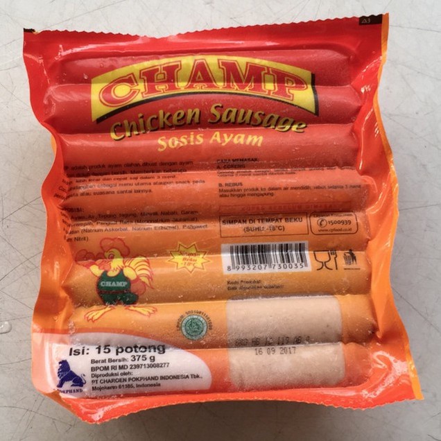 

Champ Sosis 375 Gr X 15