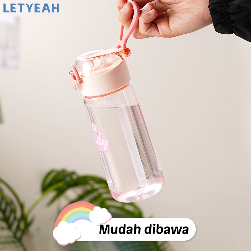 letyeah botol air minum lucu portable/570ml tempat air minum anak/ botol minum BPA free