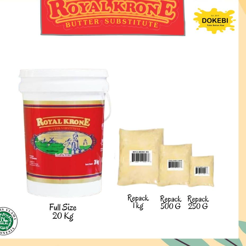 

✱ ROYAL KRONE BUTTER 1 KG - LANDKRONE BUTTER SUBSTITUTE - BUTTER BLEND MARGARINE - BOS BUTTER COOKIES ♗