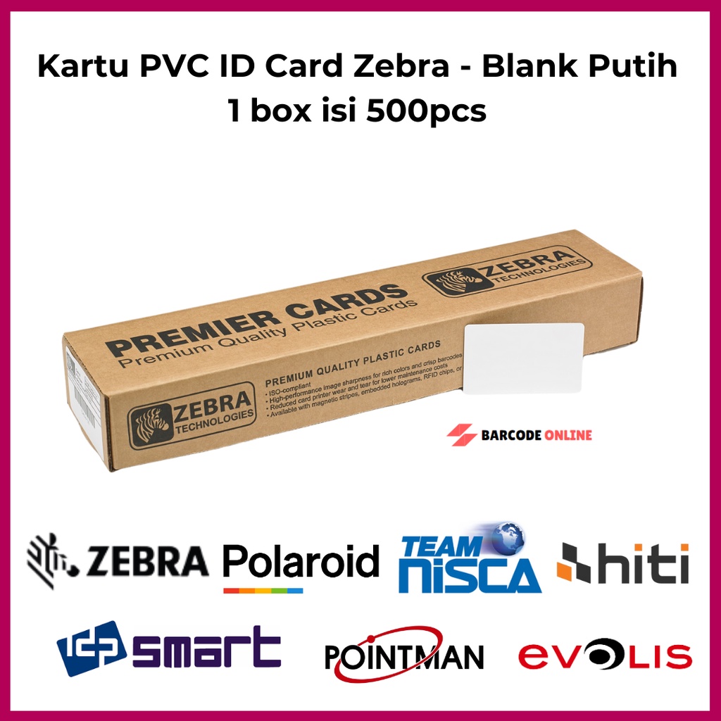 

KARTU PVC BLANK ID CARD ISI 500 PCS - ID CARD KOSONG - PVC BLANK PUTIH