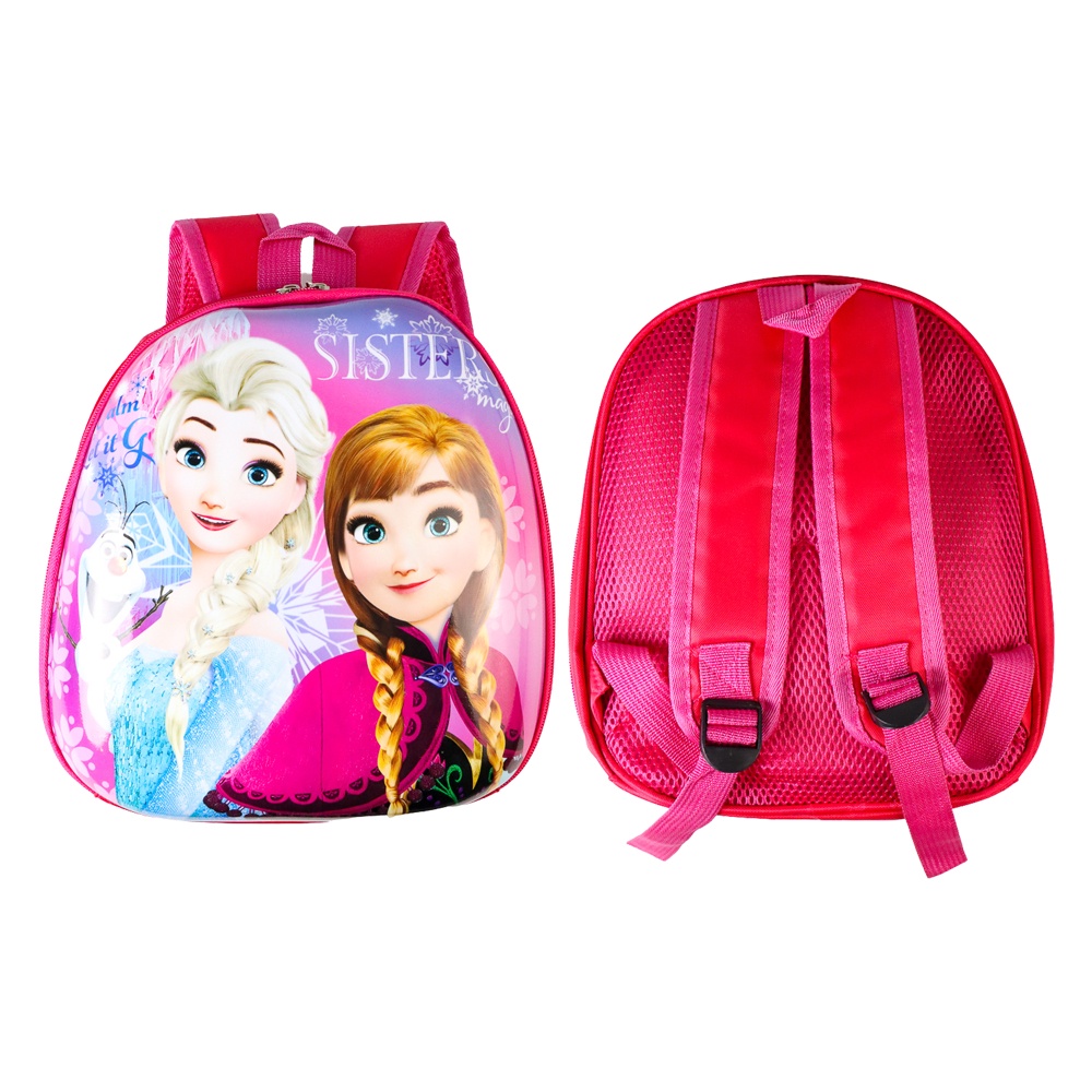 GV5 Zihui Tas Ransel Anak Sekolah Backpack Karakter Kartun Superhero Zh28 Pink Or-i