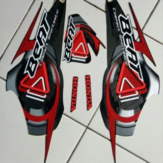 STICKER STRIPING HONDA BEAT KARBU 2009|FULL STIKER LIST BODY MOTOR BEAT KARBU 2009 STANDAR