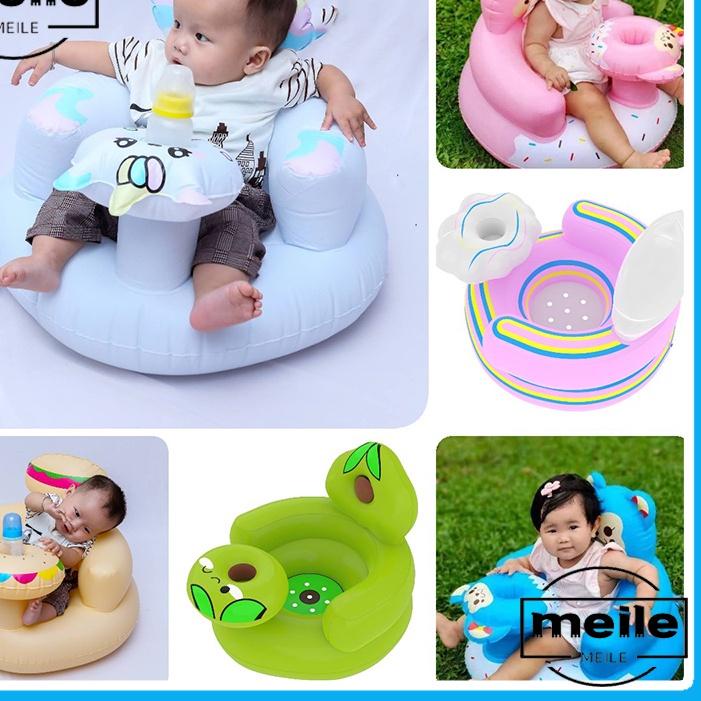 QualityControl✅-Sofa Tiup Kursi/ sapi Musik Tempat Duduk Bayi Balon Infant Seat/Sofa bayi monyet bir