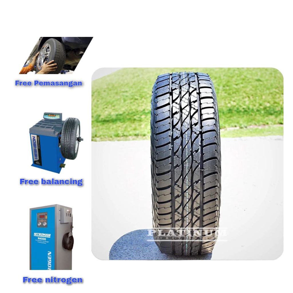 BAN MOBIL OFFROAD RING16 ACCELERA OMIKRON A/T 265 75 R16 BAN LOKAL BERKUALITAS