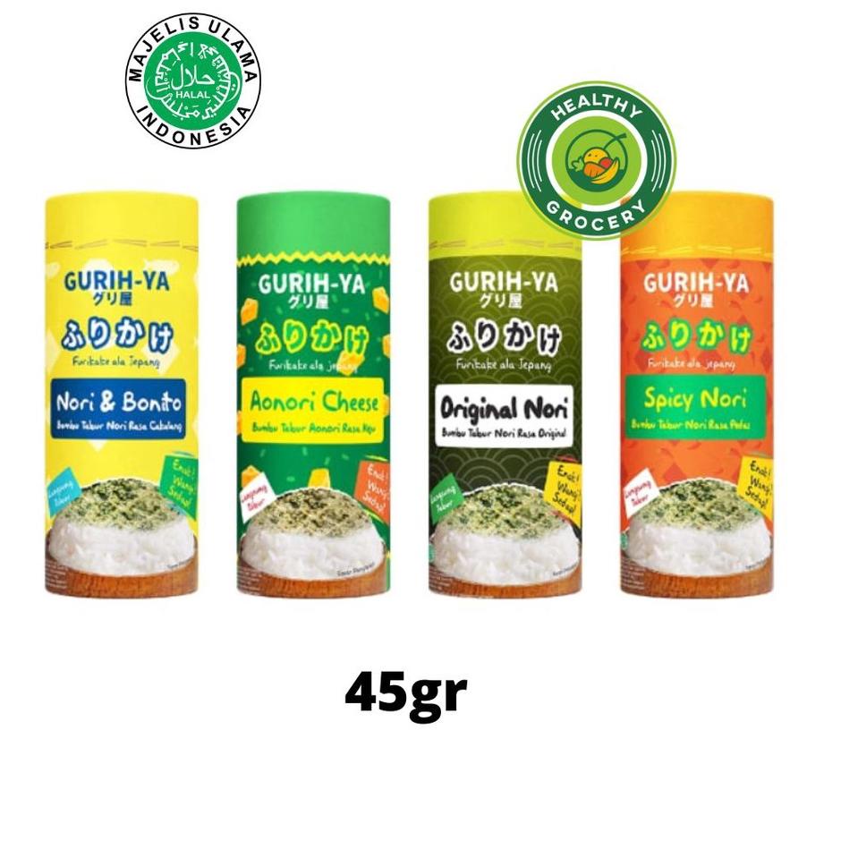 

Barang baru Gurih Ya Botol 45gr / Seaweed Original / Spicy / Aonori