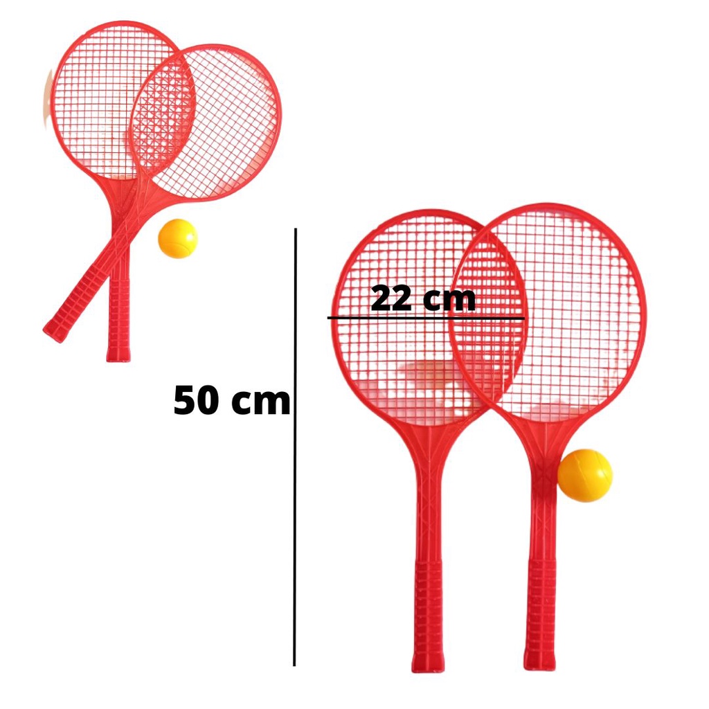 MAINAN RAKET PLASTIK TENIS ANAK-ANAK