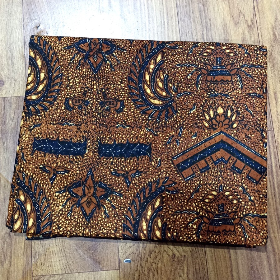 Kain Batik Tulis Wanita Warna Alam Sogan Coklat Jogja Solo Bahan Halus Premium