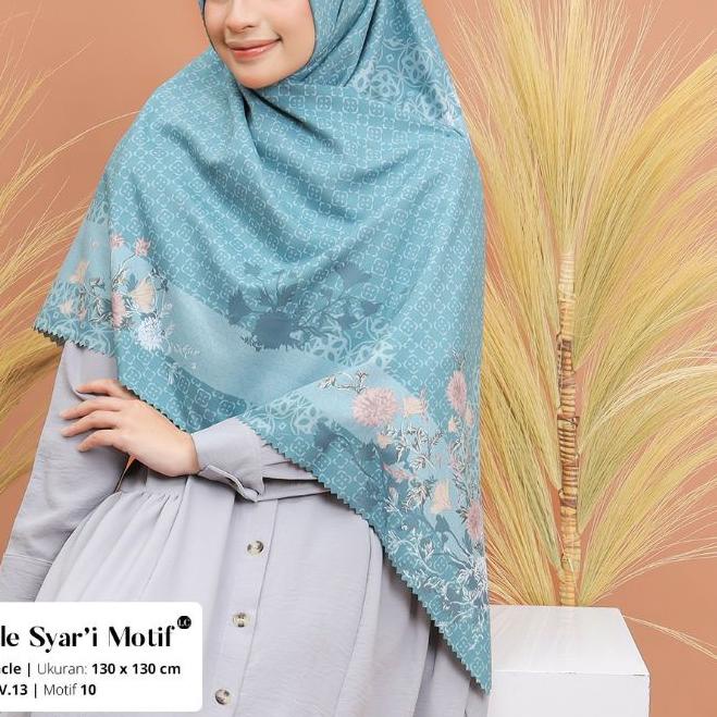 ℗ jilbab segi empat jumbo motif ukuran  umamascarf bahan voal terbaru kerudung hijab syari ❄