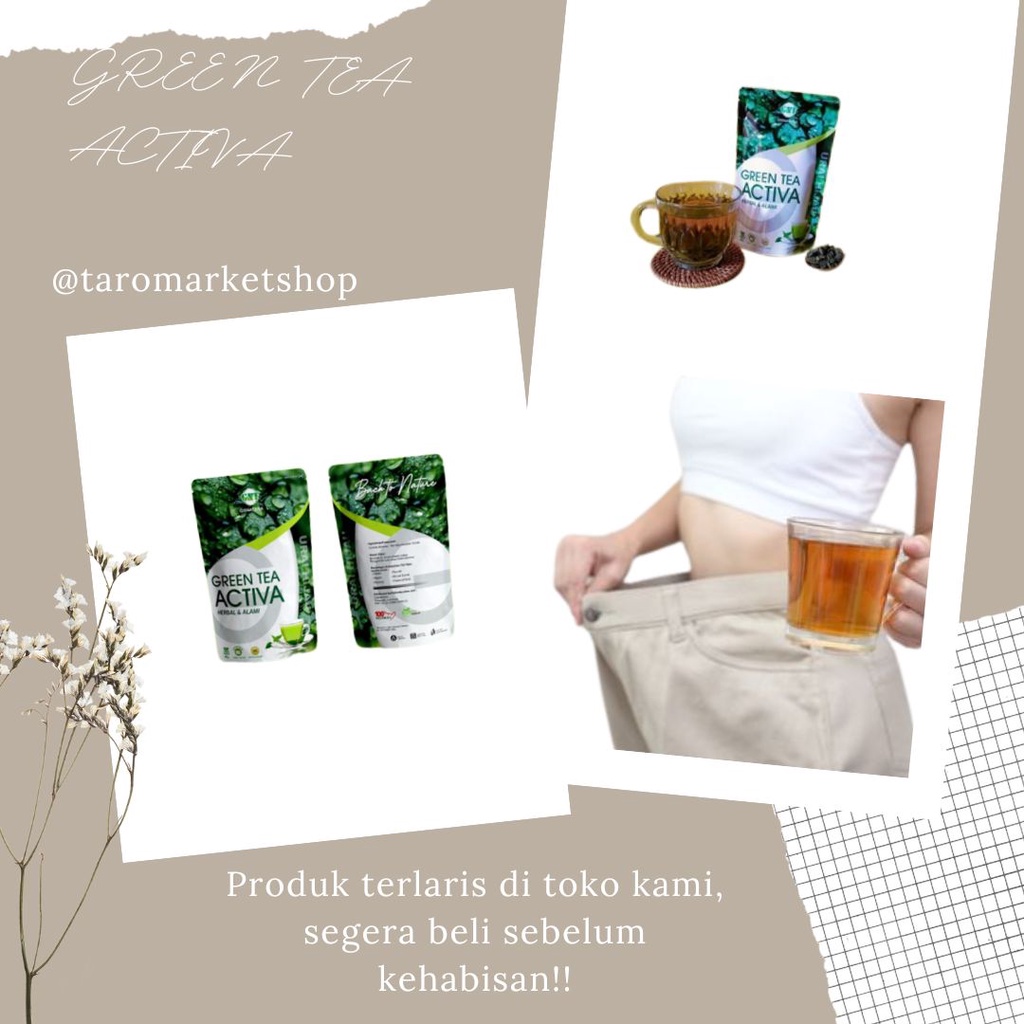 

PELUNTUR LEMAK KOTOR ( PELANGSING ) GREEN TEA ACTIVA VARIAN URAI / Green Tea Activa / Teh Green tea activa / teh hijau diet /teh diet /teh hijau