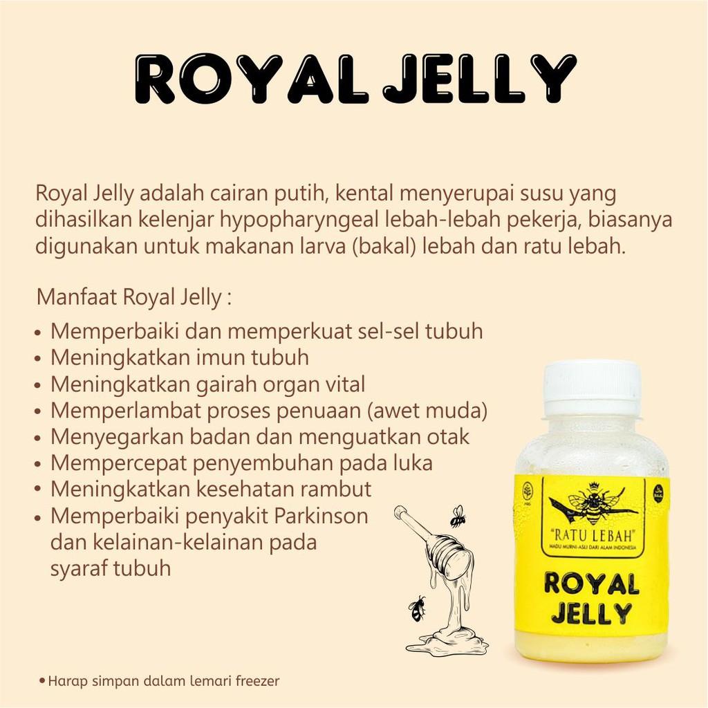 

Raw Royal Jelly 100 Gram Pure Fresh Plus Madu Murni Asli Ratu Lebah Berkualitas Best Seller