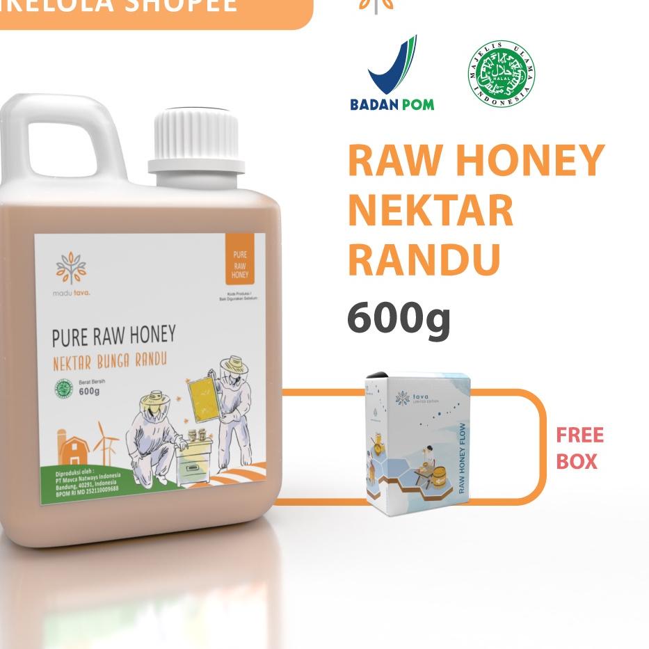 

♤ Asli Murni 600gr Tava Grade A Nektar Randu 100% Alami Pure Natural Raw Honey ❈