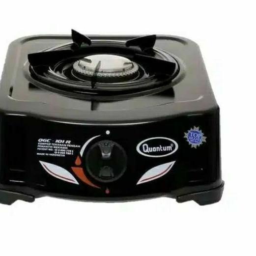 ► Quantum kompor satu tungku quantum QGC 101R hitam dan putih ♣