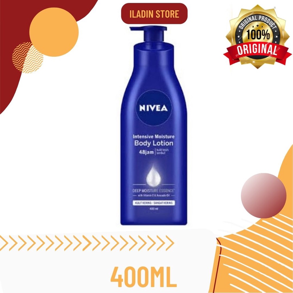 Nivea Body Intensive Body Lotion 400ml- perawatan tubuh untuk kulit kering