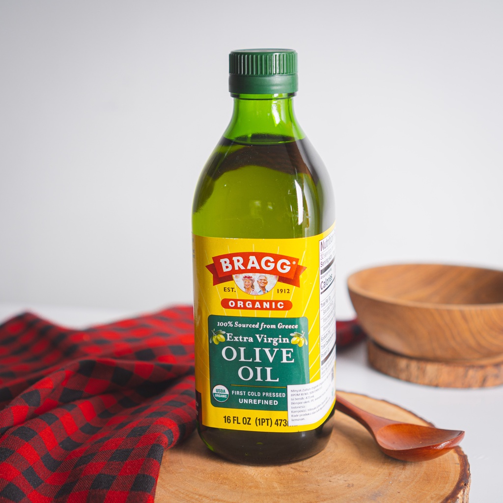 

Organic Extra Virgin Olive Oil 473ml - Bragg