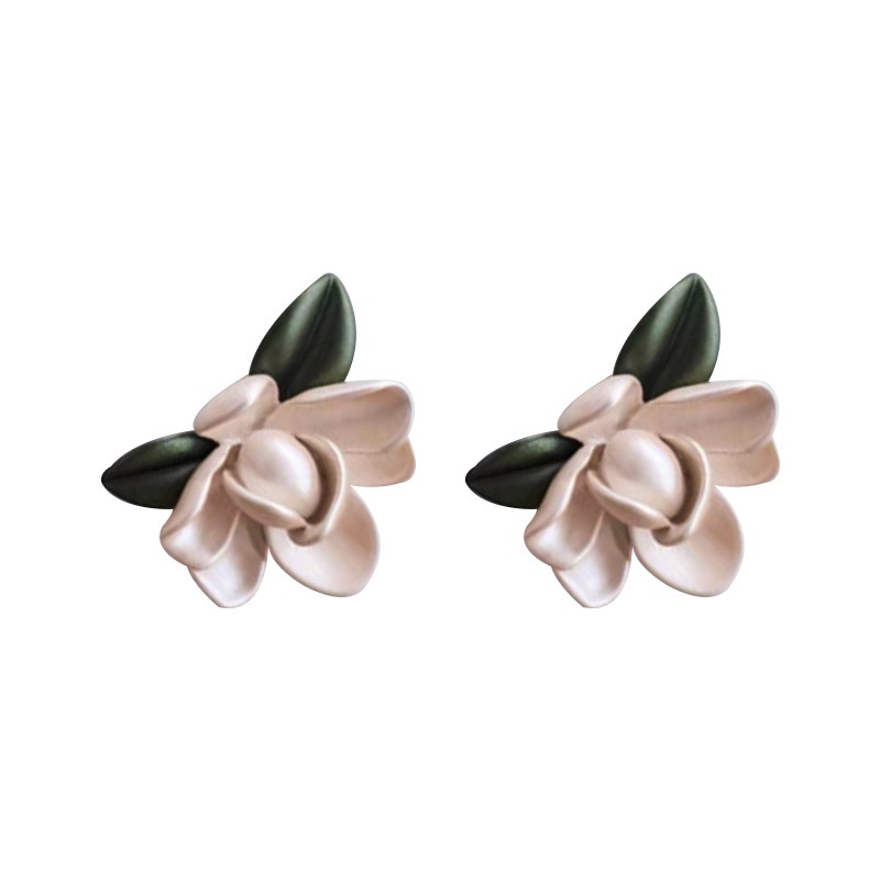 【COD】Baroque Vintage Anting Perasaan Premium Bunga fashion fresh temperament earrings shiny  flower earrings anting