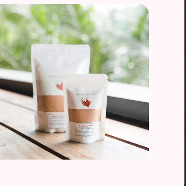 

♖ BUNDLE JAHE MERAH 500g ( 1 bungkus 400gr dan 1 bungkus 100g) ✼