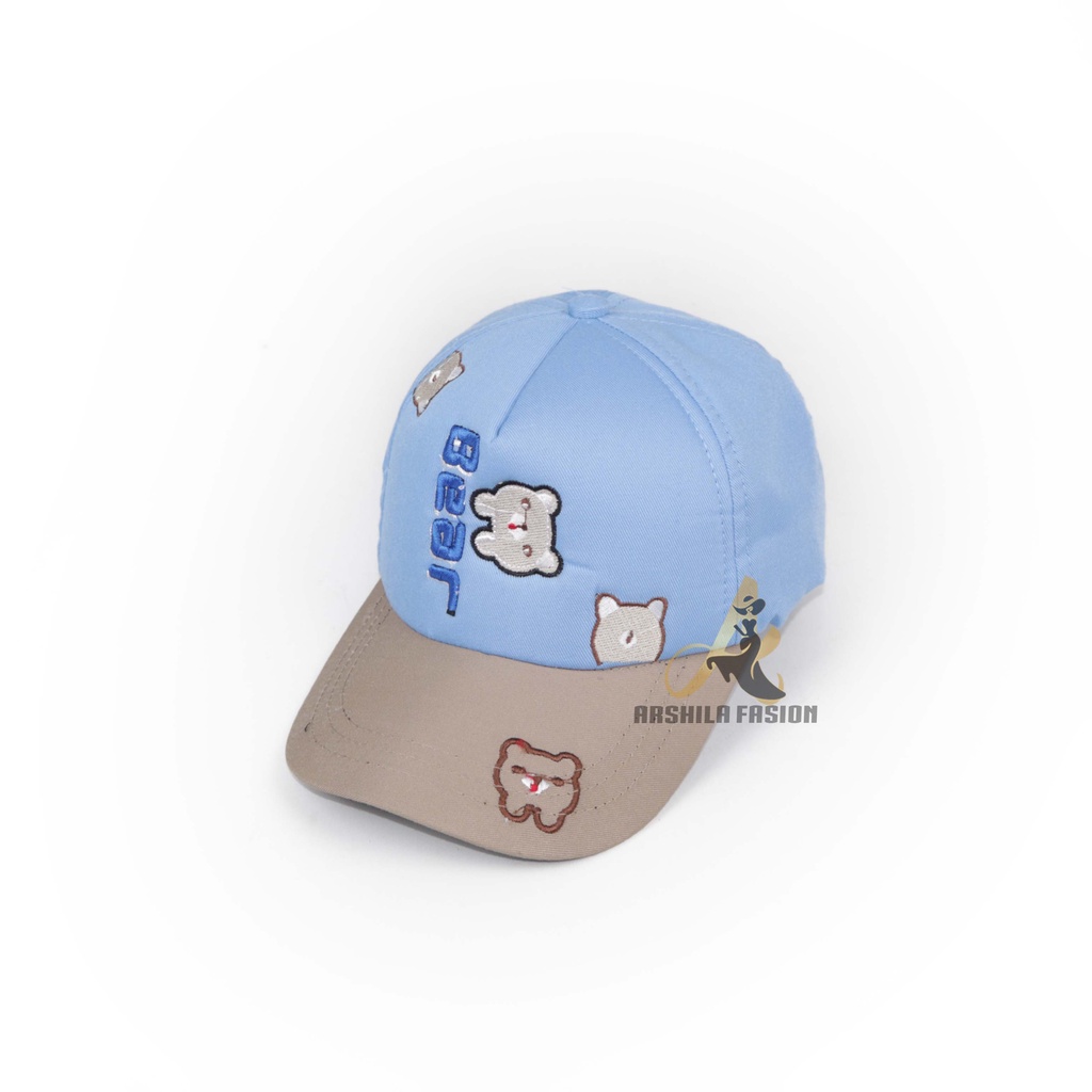 TOPI BASEBALL ANAK LAKI LAKI PEREMPUAN BORDIR BEAR BEAR005