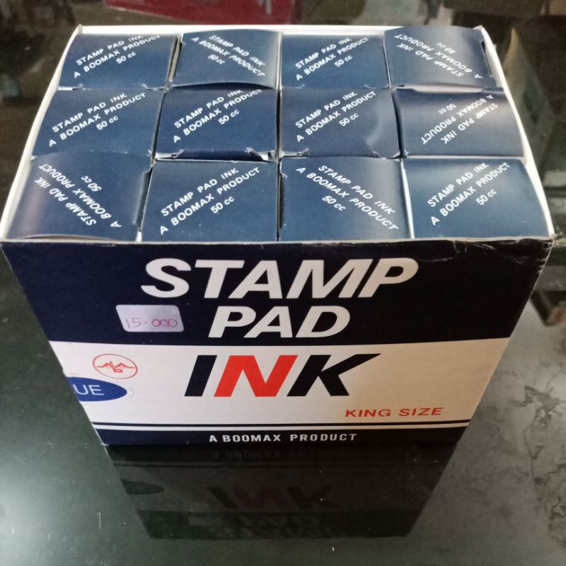 

STAMP PAD INK Tinta Stempel Blue Red