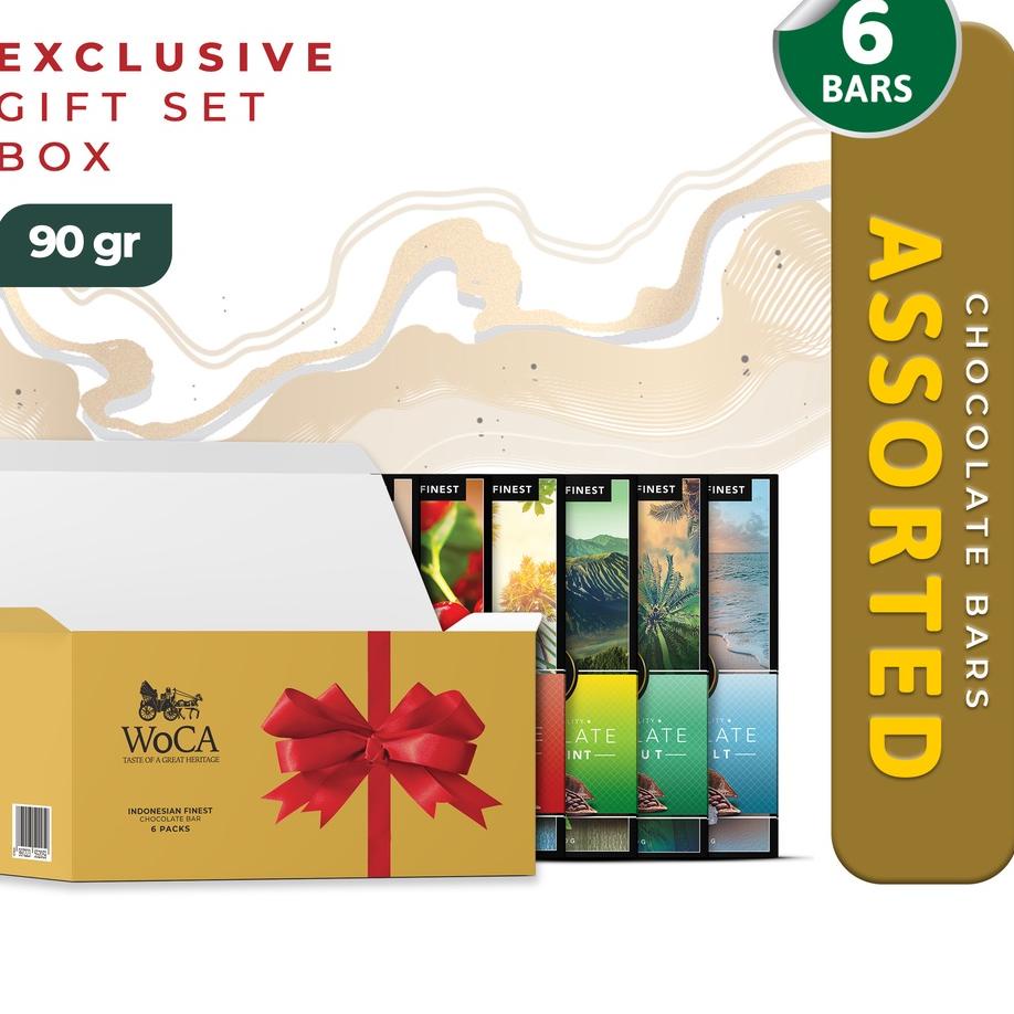

֍ WoCA Assorted Chocolate Bar WoCA 6x90 gram ♤