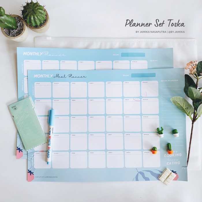 

Terlaris Monthly Planner / Meal Planner By Jamikanasaputra