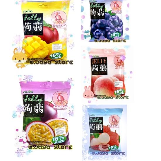 

Belanja HoreXx4X8 Cozzo Konnyaku Jelly Peach / Blueberry / Lychee / Manggo / Pasion Fruit 160g