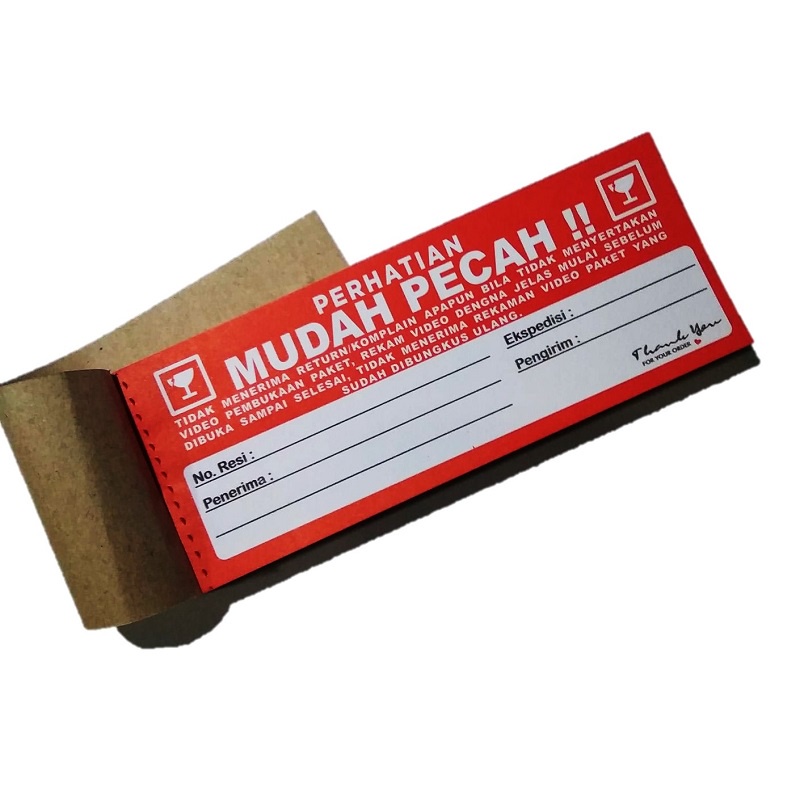 

Nota Resi Untuk Barang Mudah Pecah | Nota Resi Unboxing | Nota Resi Handle with care | Nota Resi Kosongan Buku Nota Resi Olshop