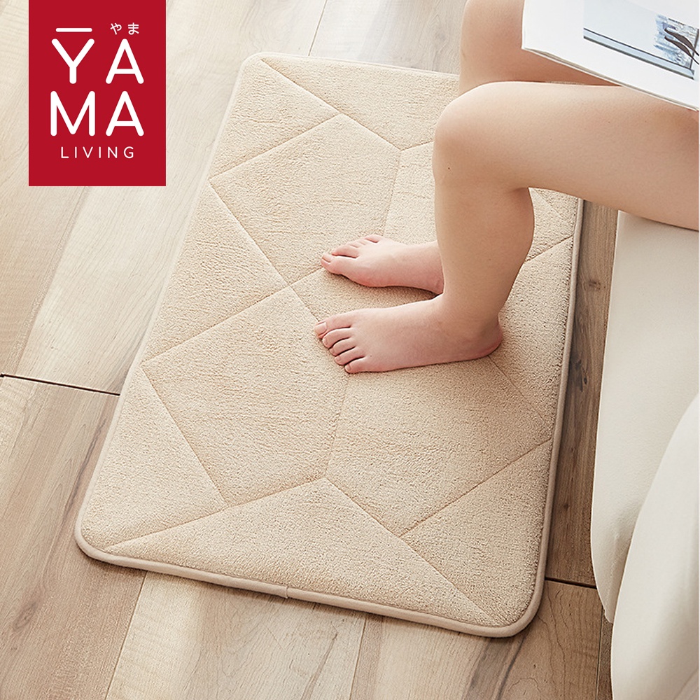 YAMA OMONO Memory Foam Mat Keset Kaki Anti Slip Kamar Mandi Toilet Tebal Penyerap Air