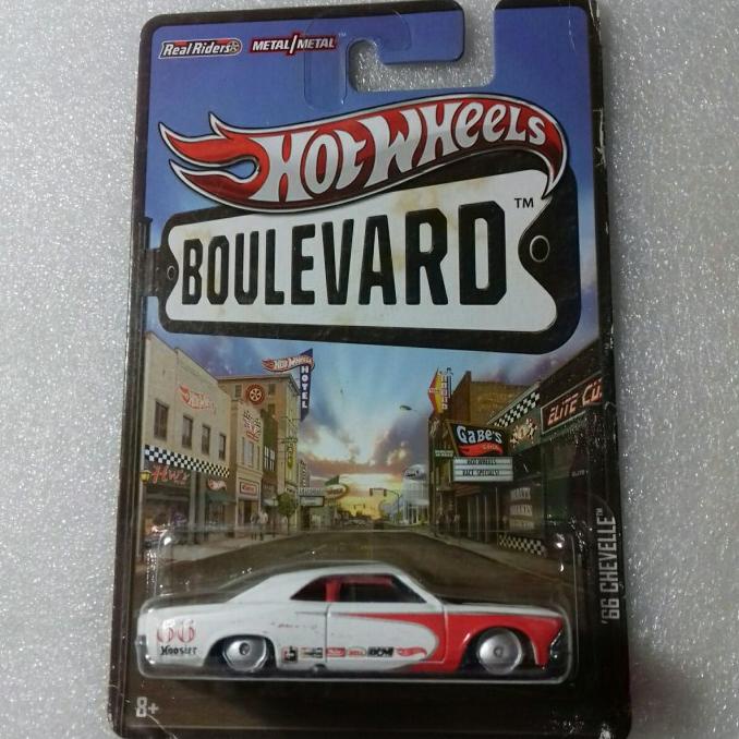 HOT WHEELS 66 CHEVELLE. BOULEVARD SERIES 2012. FULL BESI. BAN KARET.