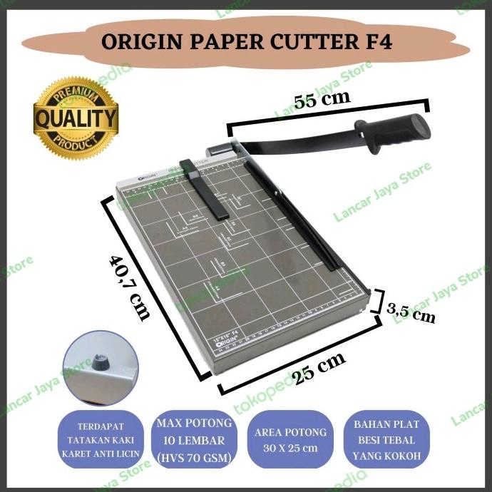 

Alat Pemotong Kertas / Paper Cutter Origin F4