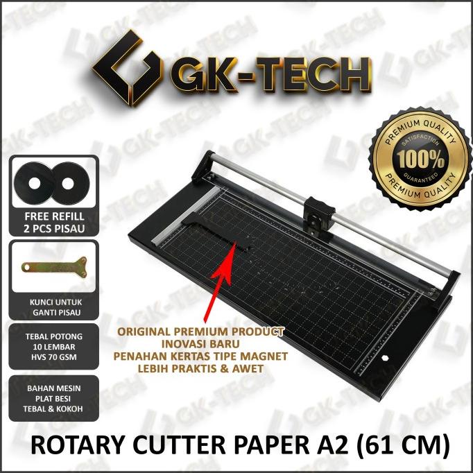 

Rotary Paper Trimmer A2 Paper Cutter 61cm GK-TECH