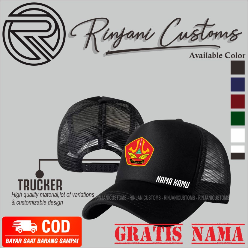 TOPI JARING BANSER GRATIS NAMA DAN MASKER - TOPI BARISAN ANSOR SERBAGUNA NAHDLATUL ULAMA (BANSER) - 